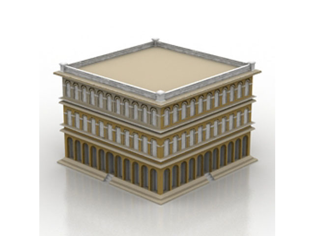 Free Building 3 N6 3D model_2 For Architecture 3Ds Max Model Download